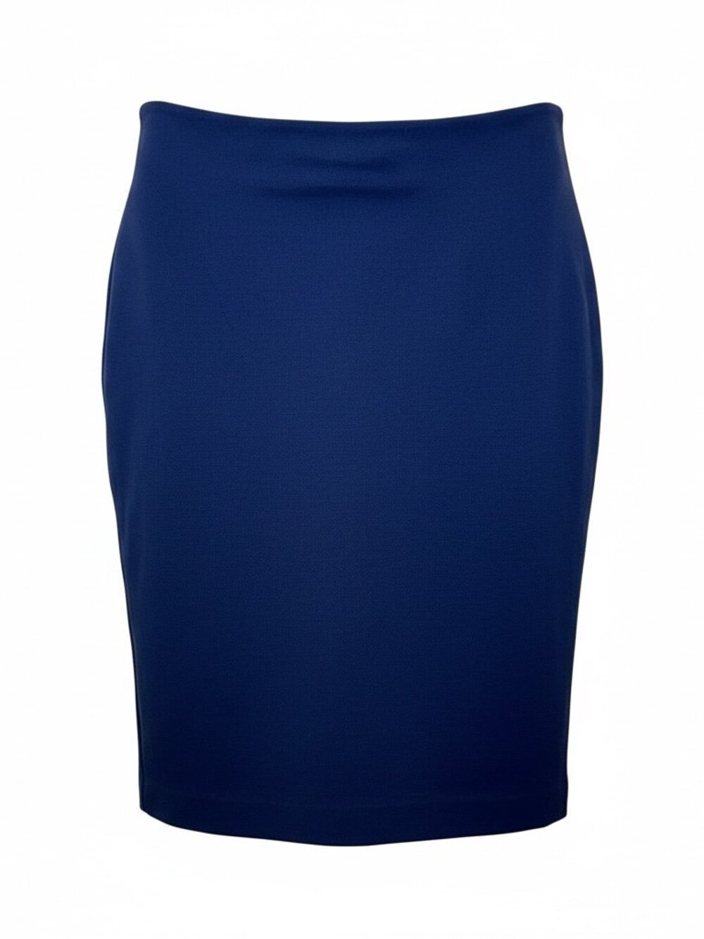 Garnet Hill Stretch Pencil Skirt Navy Blue Lined Women's Size 4 Business Casual